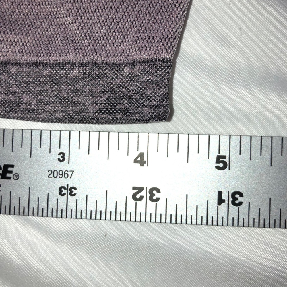 Pink Victoria's Secret Seamless Leggings Purple Grey High Waist Athletic Large - Picture 6 of 14